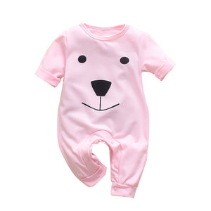 Cute Teddy Bear Long Sleeve Jumpsuit ~ 2 Colors!