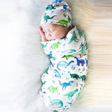 Dinosaur Swaddle with Super Cute Hat!