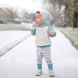 Adorable 3 Piece Hoodie, Pants & Matching Cozy Hat!