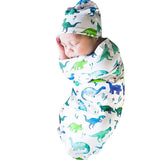 Dinosaur Swaddle with Super Cute Hat!