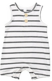 Trendy Striped Sleeveless Bodysuit
