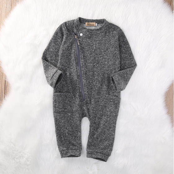 Super Soft & Warm Zippered One Piece Romper