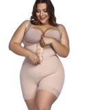 Plus Size Full Body Shaper with Zipper - Slimming Bodysuit with Butt Lifter - UptownFab™