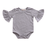 Trendy Ruffle Sleeve Bodysuit