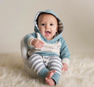 Adorable 3 Piece Hoodie, Pants & Matching Cozy Hat!