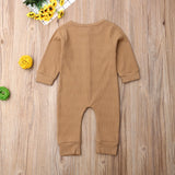 Beautiful Long Sleeve Button Romper ~ 4 Colors!