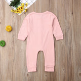 Beautiful Long Sleeve Button Romper ~ 4 Colors!