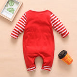 Stylish Striped Long Sleeve Romper