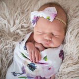 Precious Floral Swaddle Head Band Set!