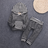 Trendy 2 Piece Hoodie Top & Bottom Matching Set!