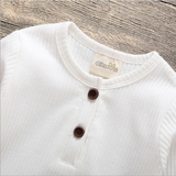 Long Sleeve Bodysuit ! Cute Buttons ~ 4 Colors!