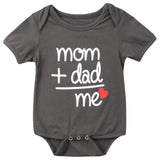 Short Sleeve One Piece Bodysuit ~ "Mom+Dad=Me!"