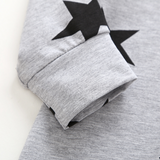 Cool Stars Zippered One Piece Hooded Romper
