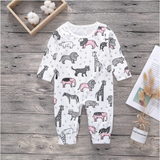 Fun Animals Long Sleeve Jumpsuit