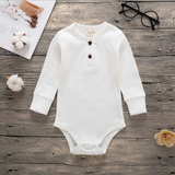 Long Sleeve Bodysuit ! Cute Buttons ~ 4 Colors!