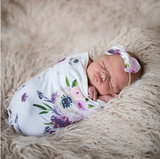 Precious Floral Swaddle Head Band Set!