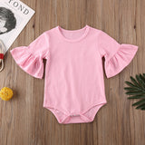 Trendy Ruffle Sleeve Bodysuit