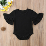 Trendy Ruffle Sleeve Bodysuit
