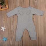 Cute Kimono Style Baby Romper with Angel Wings