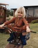 Beautiful Long Sleeve Button Romper ~ 4 Colors!
